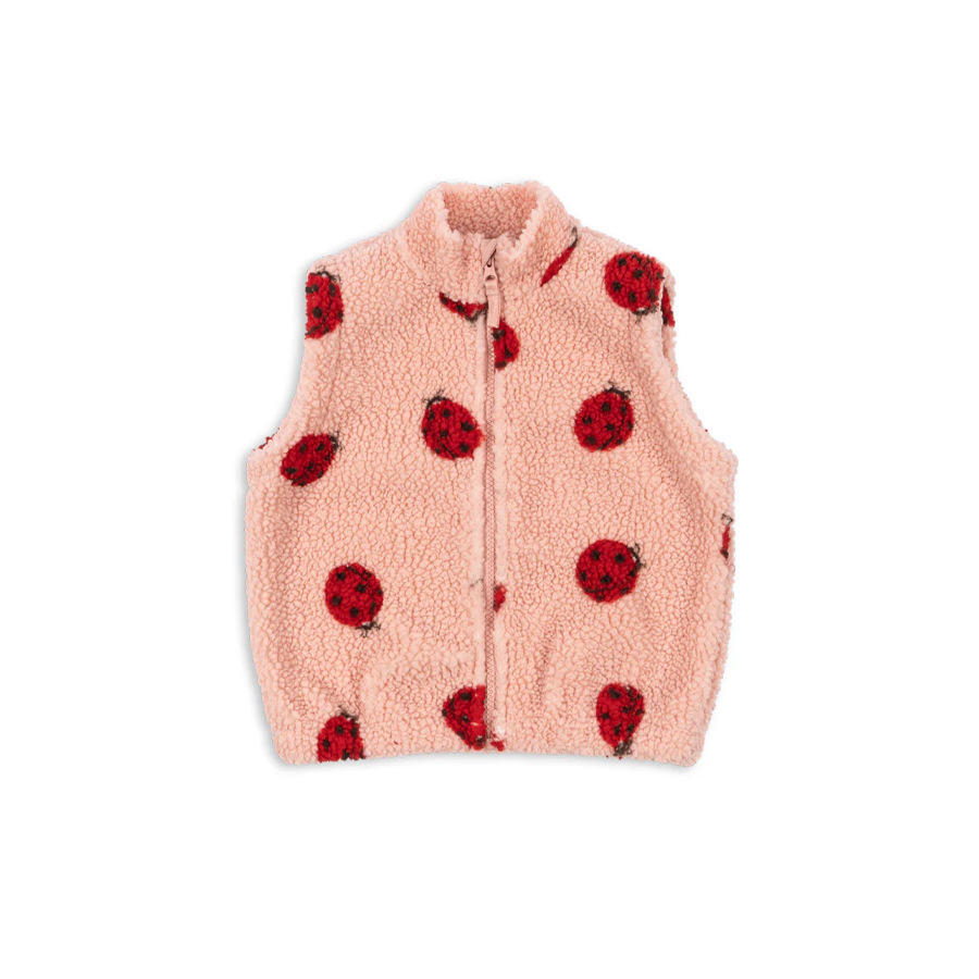 Jody teddy vest grs mon grand citron - KONGES SLOEJD