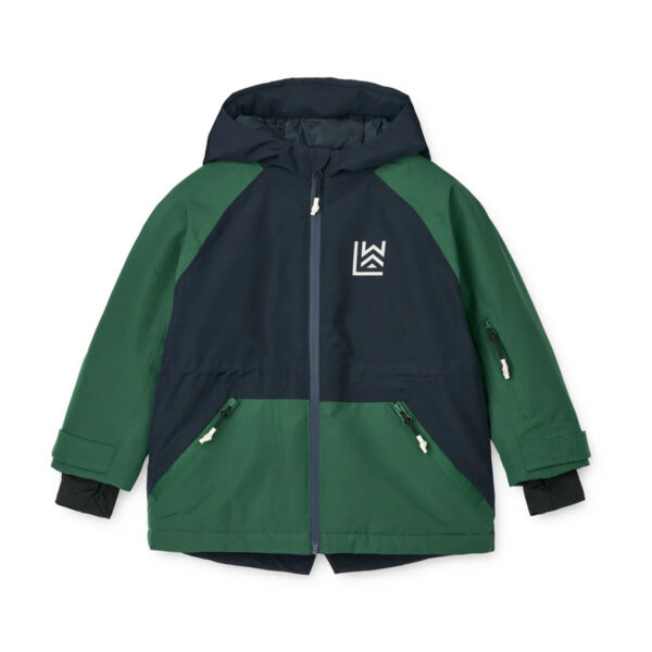 Kalle Jacket  Classic navy / Garden green - LIEWOOD