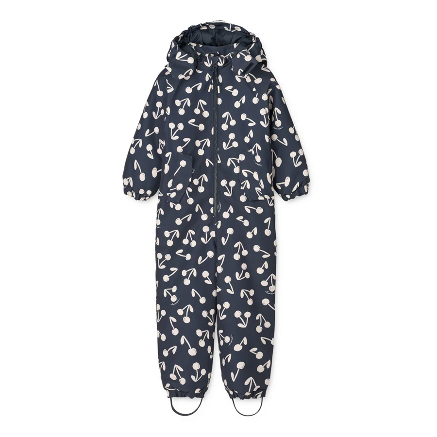 Maddy Snowsuit Cherry blossom / Classic navy - LIEWOOD
