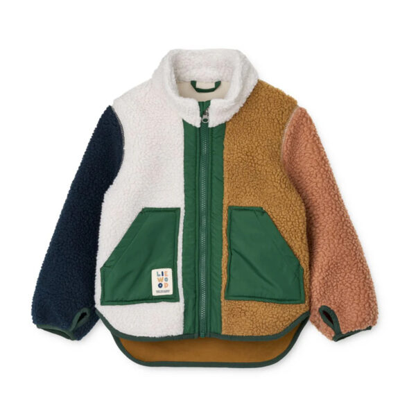 Noam Pile Jacket Tuscany multi mix - LIEWOOD