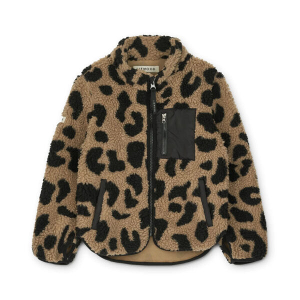 Nolan Pile Jacket Mega leo / Oat mix - LIEWOOD