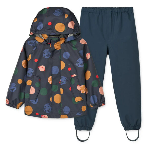 Pedia Rainwear Set Universe / Classic navy - LIEWOOD