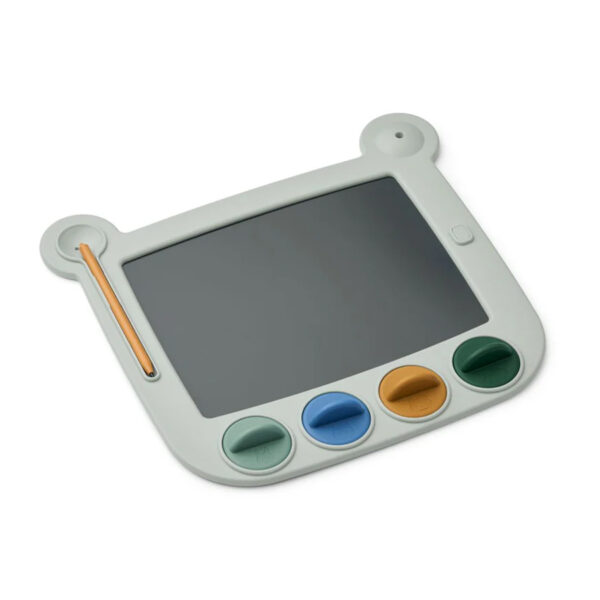 Venzora Magic Drawing Board w Stamps Dove blue multi mix - LIEWOOD