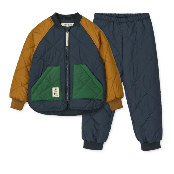 Zella Thermo Set Classic navy multi mix - LIEWOOD