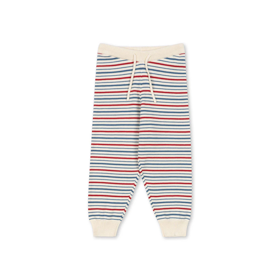 MANIS KNIT PANTS ANTIQUE STRIPE - KONGES SLOEJD