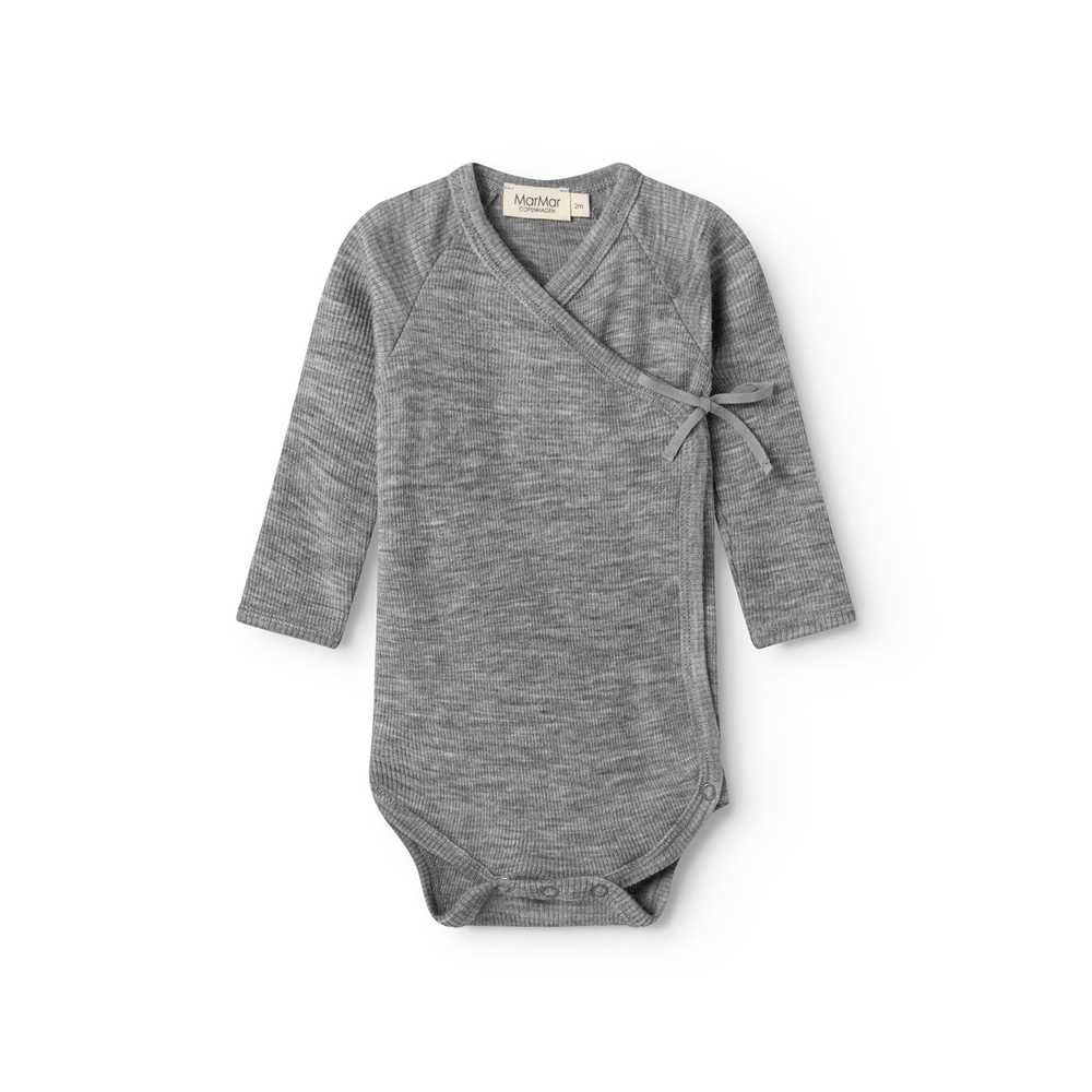 Belita, Wool Rib, new born, Essentials Grey Melange - MARMAR