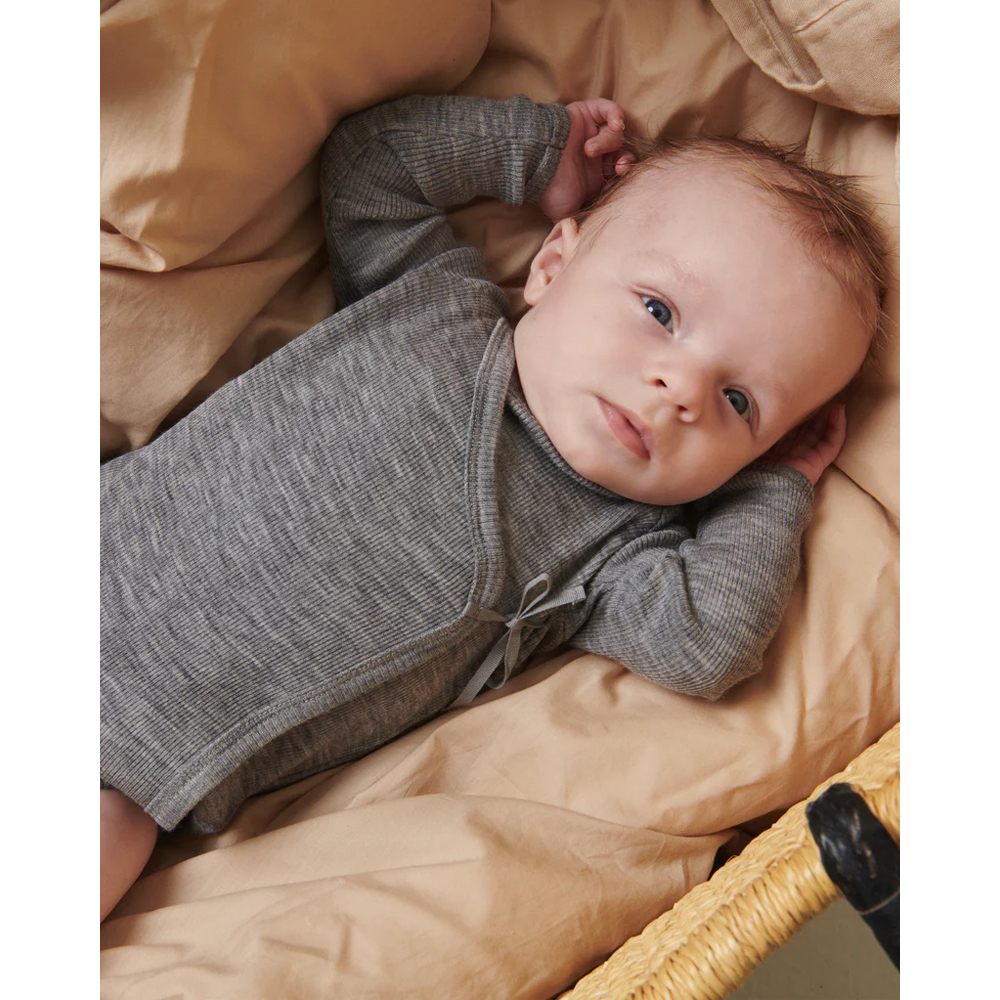 Belita, Wool Rib, new born, Essentials Grey Melange - MARMAR - Image 2