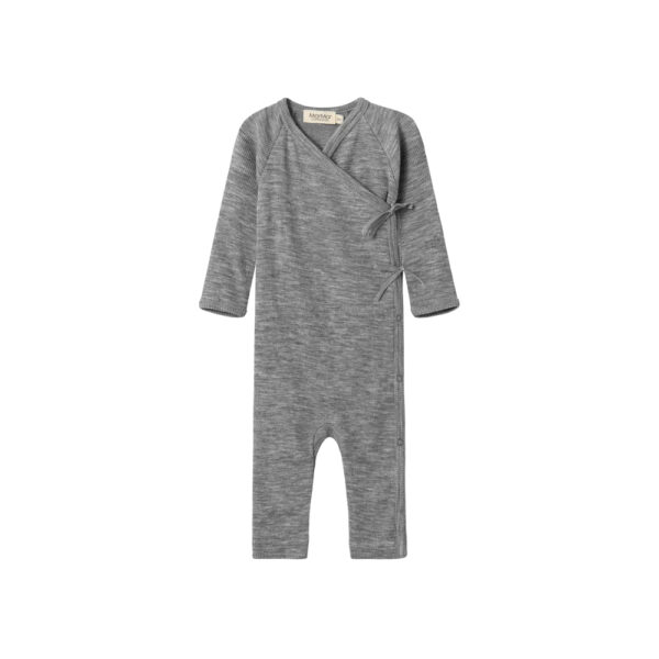 Rula, Wool Rib, new born, Essentials Grey Melange - MARMAR