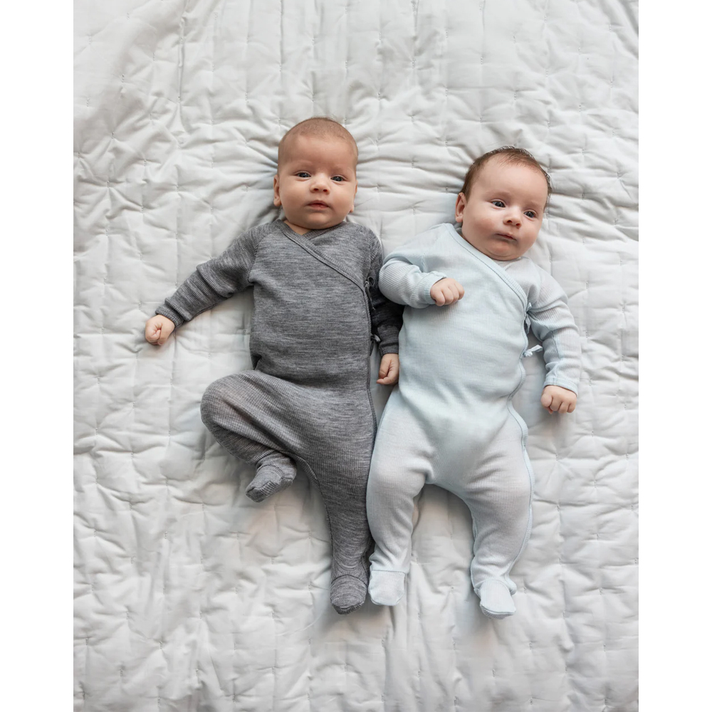 Rubetta, Wool Rib, new born, Essentials Grey Melange - MARMAR - Image 2