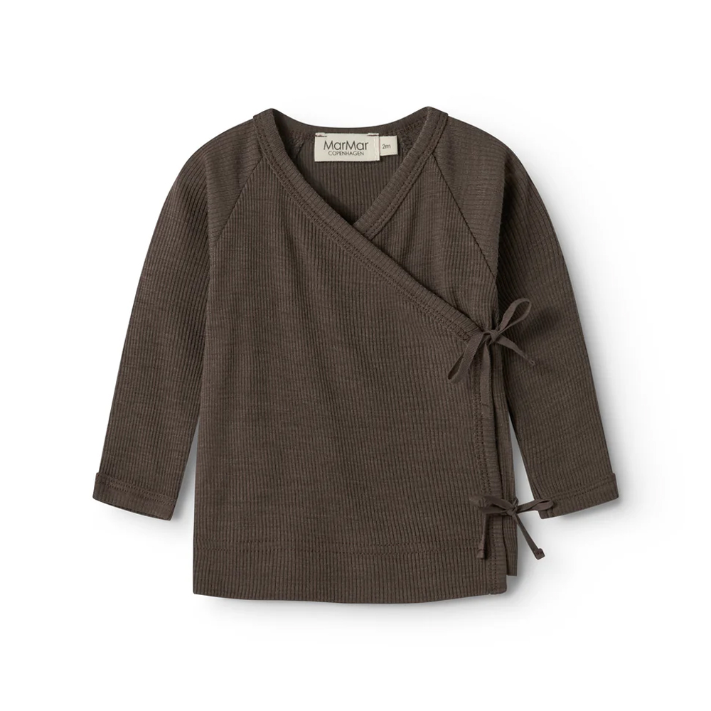 Tut Wrap LS, Wool Rib, new born, Essentials Terre - MARMAR