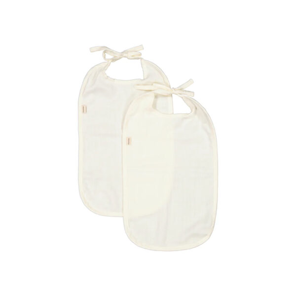 Bib Long (2-pack), Bonded Muslin, home, Home Gentle White - MARMAR