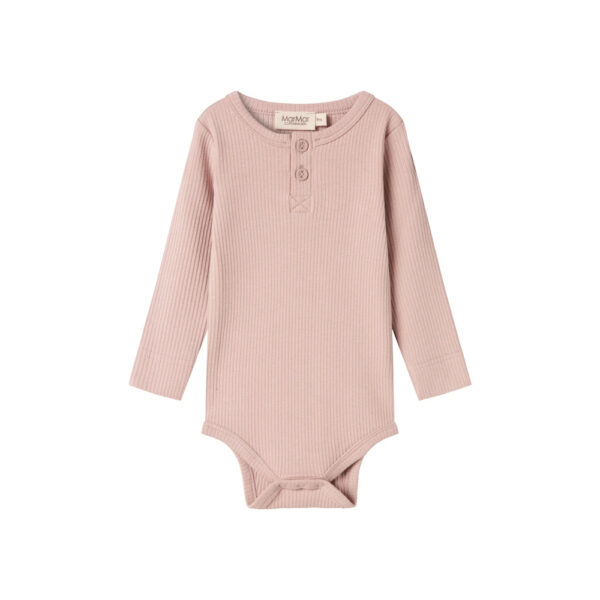Body LS, Modal, body and romper, Baby  Faded Rose - MARMAR