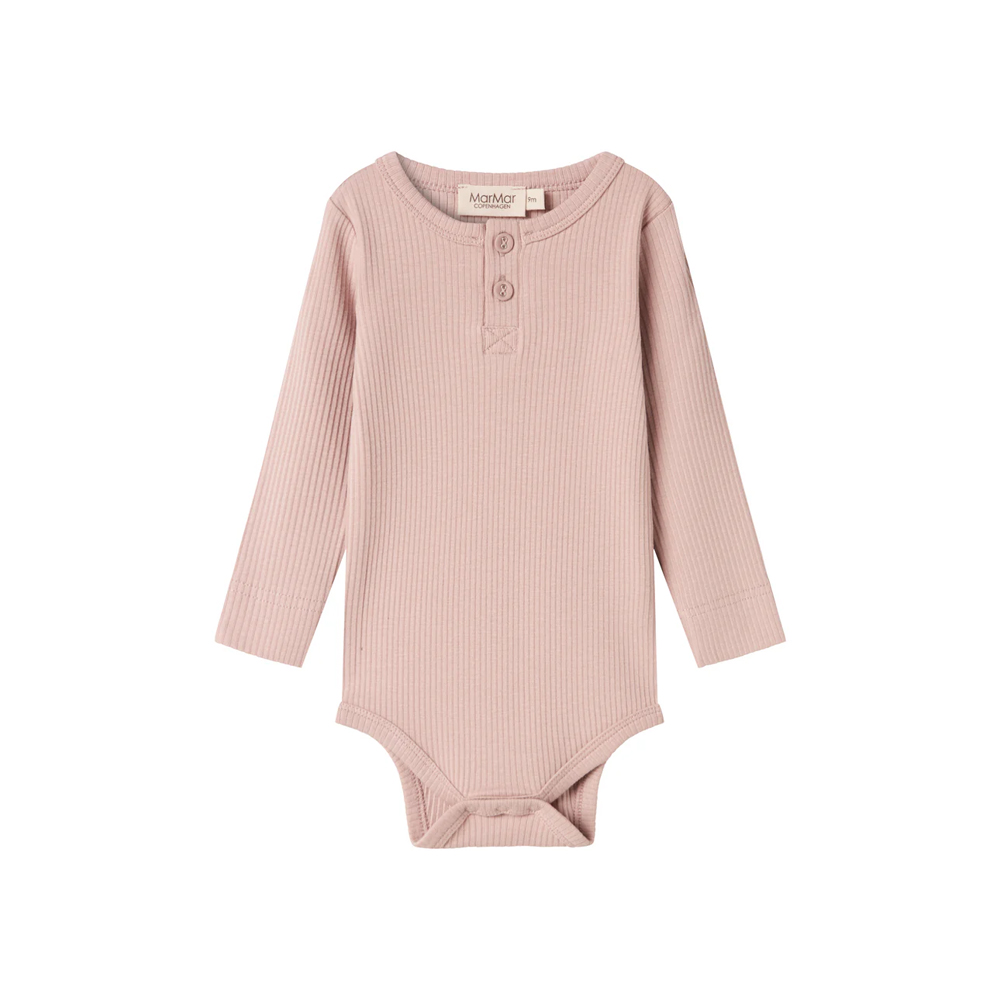 Body LS, Modal, body and romper, Baby Faded Rose - MARMAR