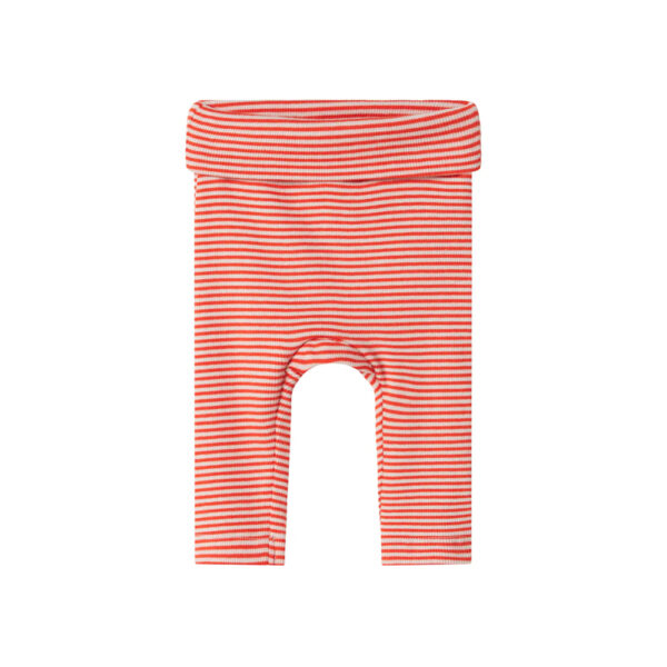 Piva, Modal Fine Rib, bottoms, New Born Red Stripe - MARMAR
