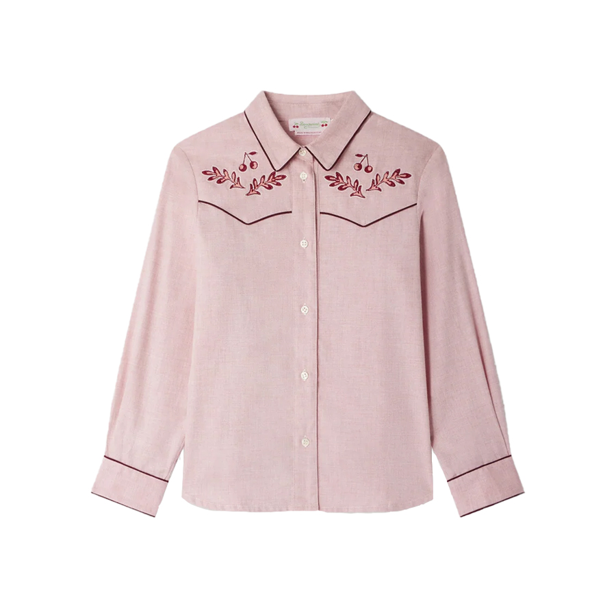 BLOUSE JIGGLE BLOUSE PALE PINK - BONPOINT