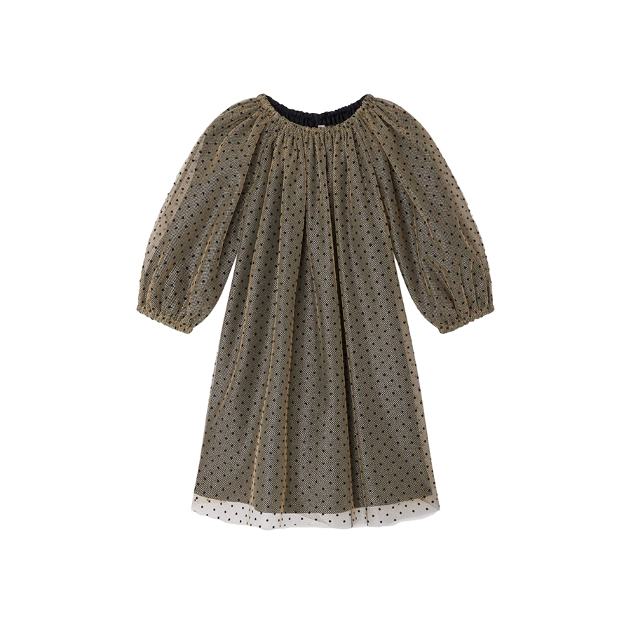 DRESS JUSTE DRESS GOLD - BONPOINT