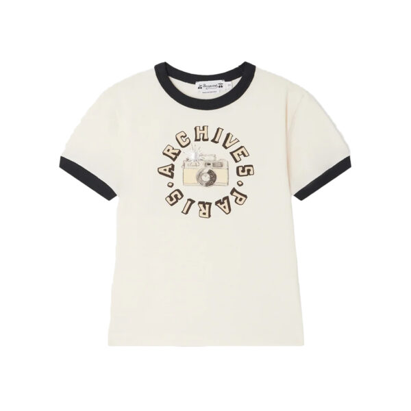 T-SHIRT AKIVA T-SHIRT IVORY - BONPOINT