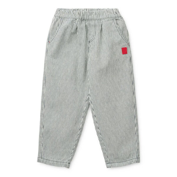 Borris Stripe Denim Pants Classic navy / Creme de la crème - LIEWOOD