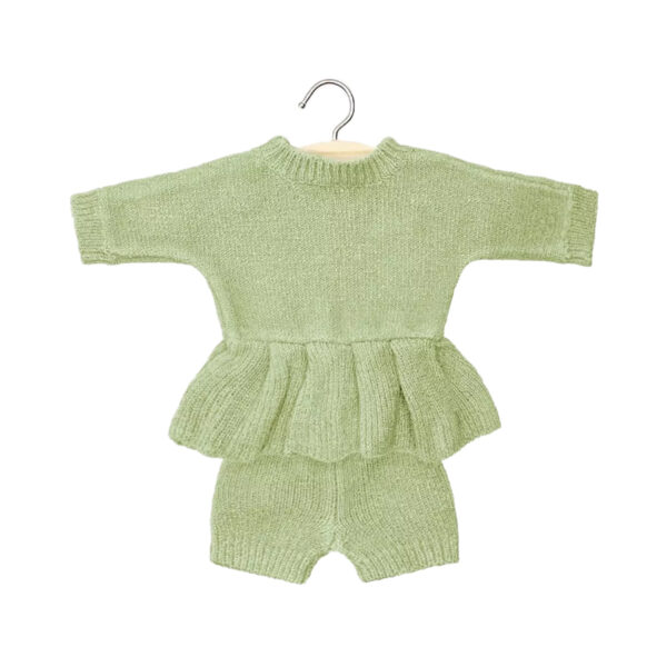 Clothes for dolls in wool vert - MINIKANE