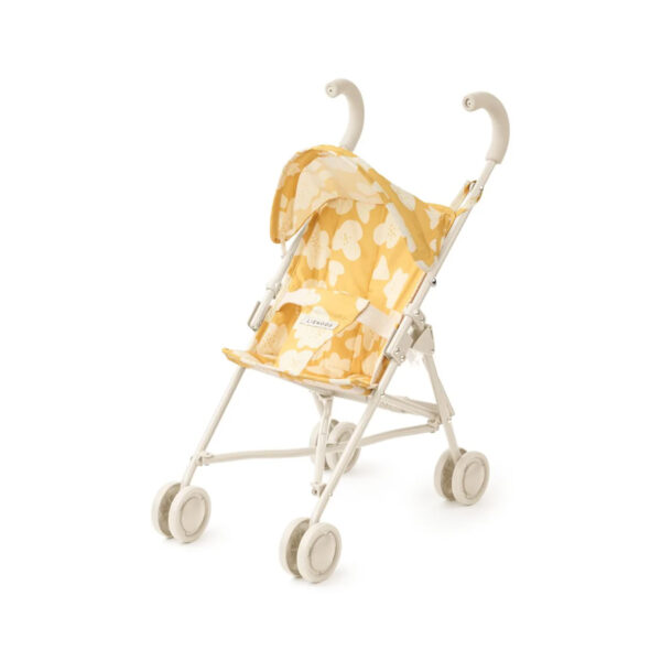 Elsie Doll Stroller Flower / Lemon yellow - LIEWOOD