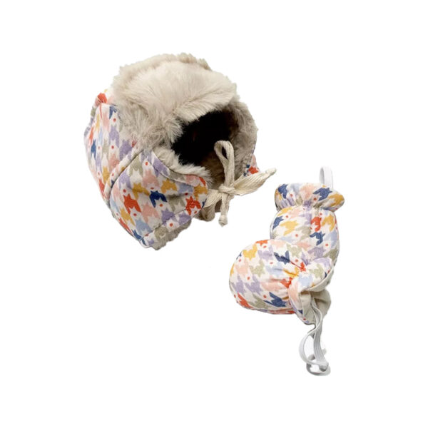 Ensemble chapka et paire de moufles Slalom - MINIKANE