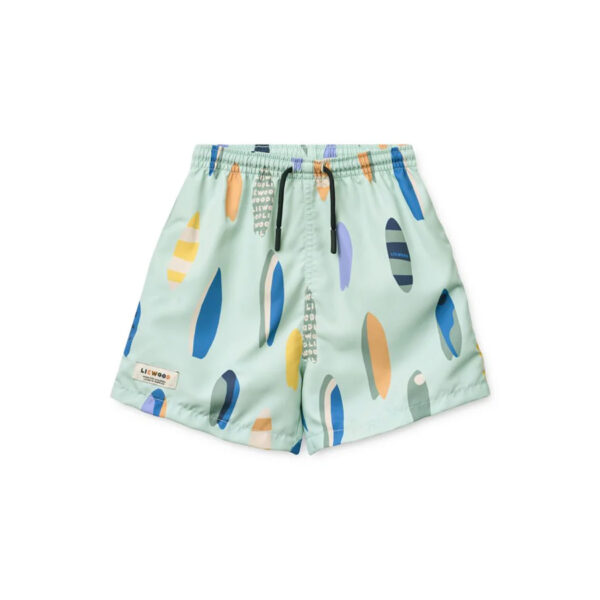 Duke Printed Board Shorts Boards / Light peppermint - LIEWOOD