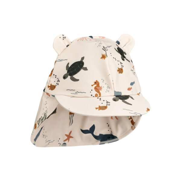Senia Sun Hat With Ears  Sea creature / Sandy - LIEWOOD