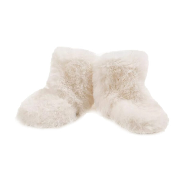 Snow Boots en fausse fourrure écru - MINIKANE