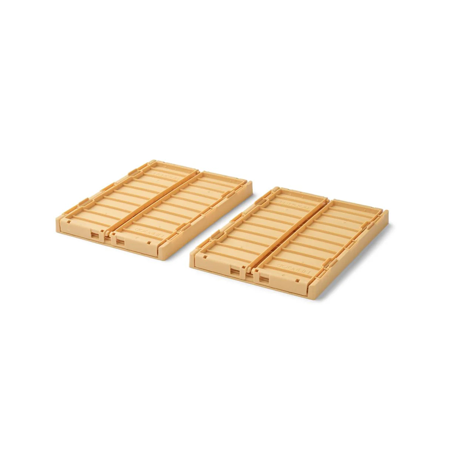 Weston Storage Box S 2-pack Lemon yellow - LIEWOOD - Image 2