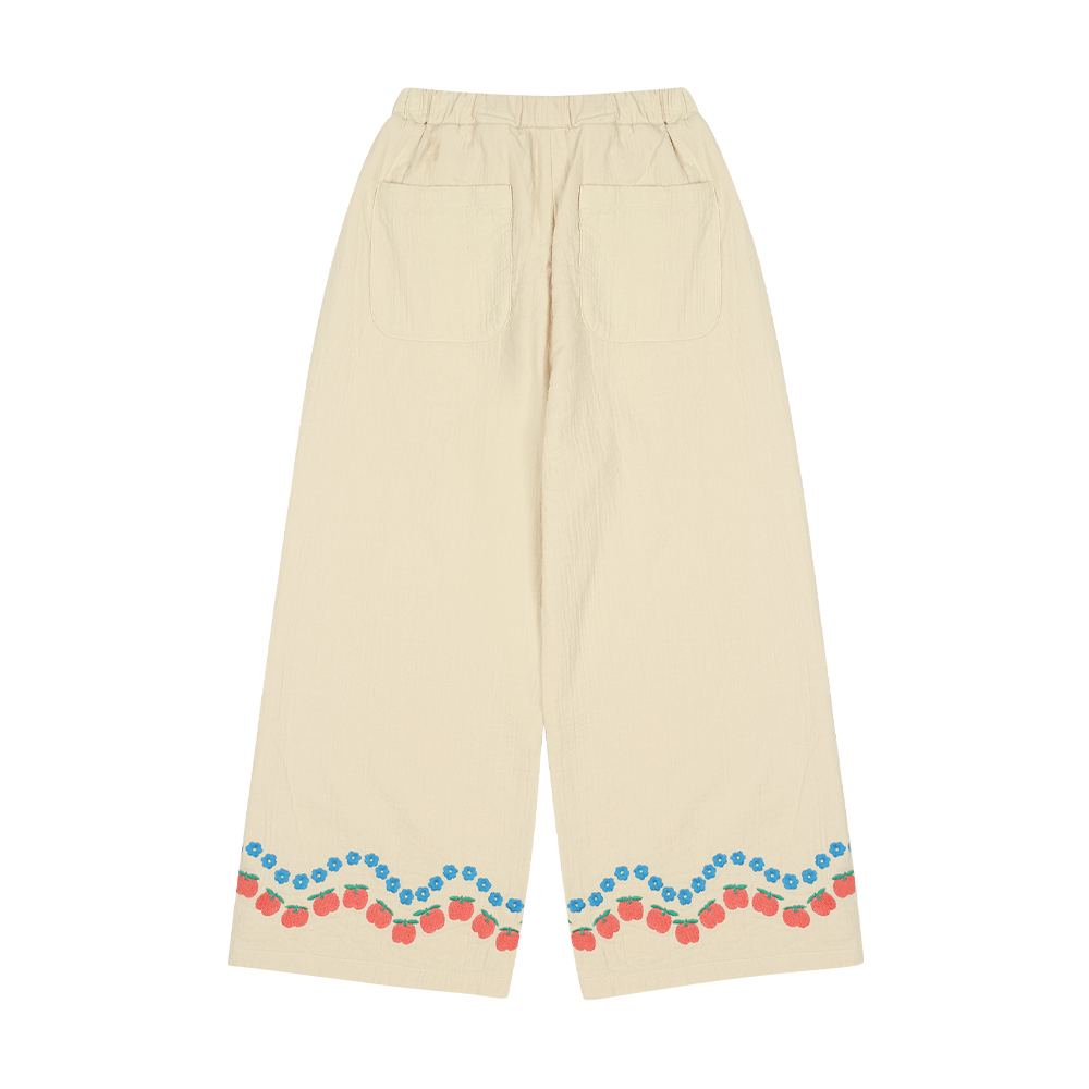 Apple Flower Wide Pants - JELLY MALLOW - Image 2