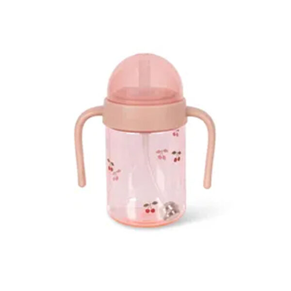 BOTTLE WITH HANDLE MUSIC CHERRY BLUSH - KONGES SLOEJD