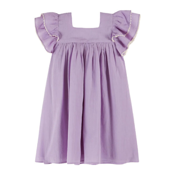 COTTON VOILE DRESS WISTERIA - EMILE ET IDA