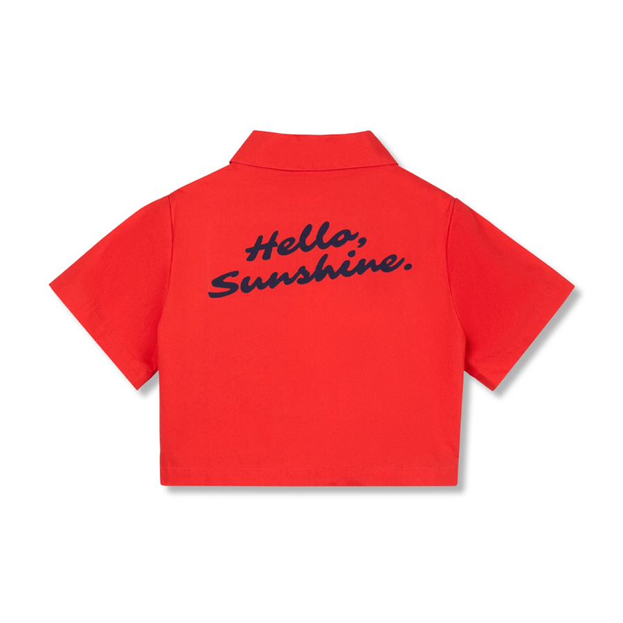 CROP DAY SHIRT RED - WYNKEN - Image 2