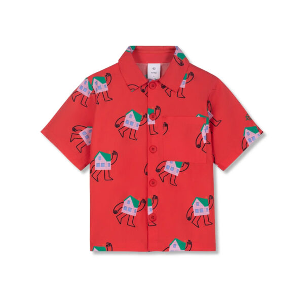 DAY SHIRT PILLER RED HOUSES - WYNKEN