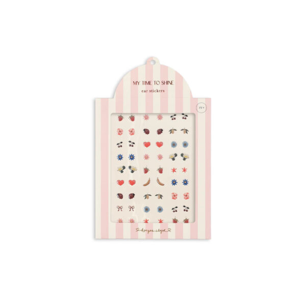 EAR STICKERS DISPLAY 36 PCS MULTI - KONGES SLOEJD