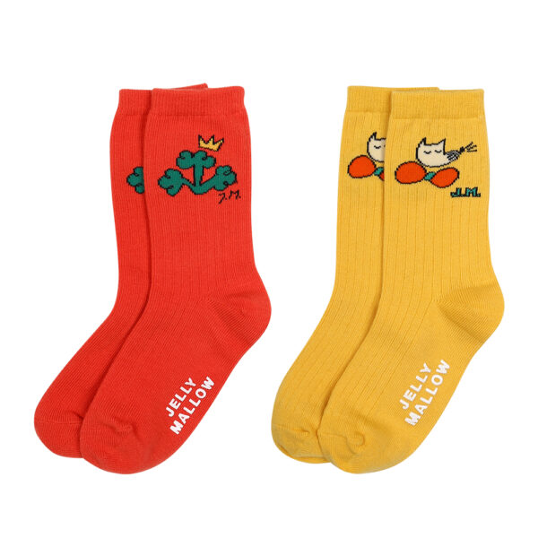 Fox&Broccoli Socks Set - JELLY MALLOW