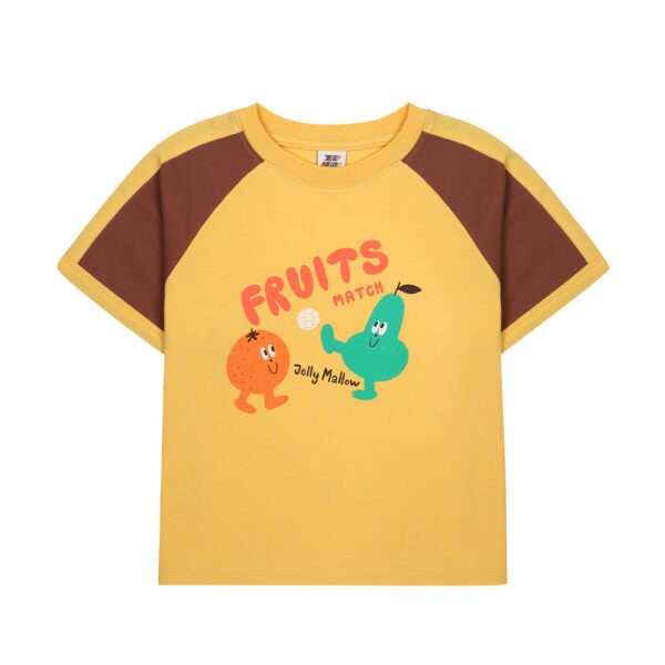 Fruits Raglan T-shirt - JELLY MALLOW