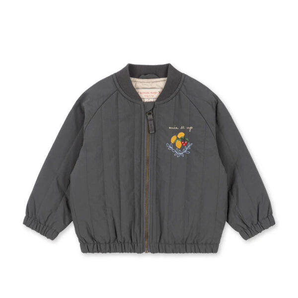 JODY TEDDY VEST GRS GREEN CHECK - KONGES SLOEJD