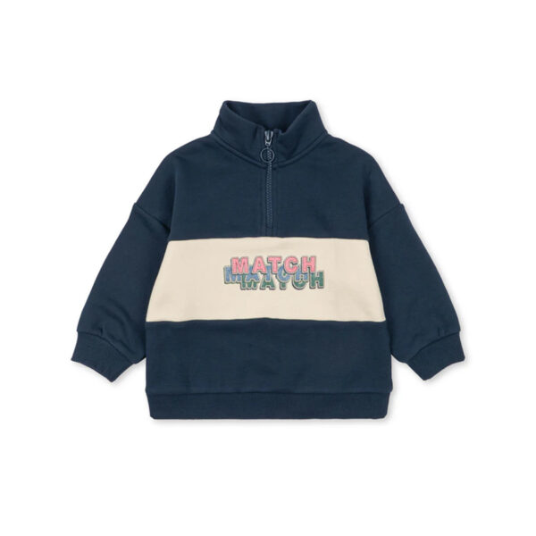 LOU HALF ZIP SWEAT OCS SPELLBOUND - KONGES SLOEJD