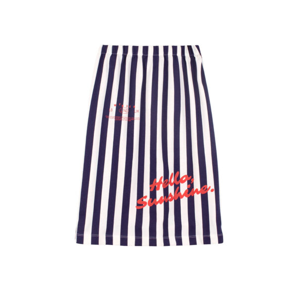 MID DECK SKIRT NAVY DECK STRIPE VERTICAL - WYNKEN