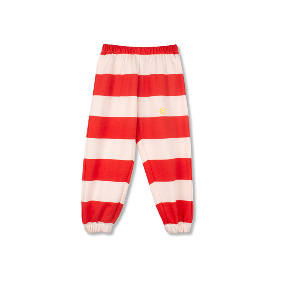 PARASOL PANT PILLER RED / ECRU STRIPE - WYNKEN