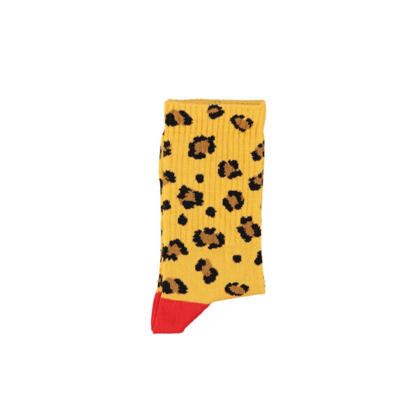 socks | mustard animal print - PIUPIUCHICK