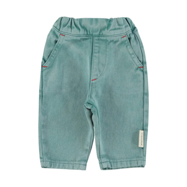 baby trousers | washed green - PIUPIUCHICK