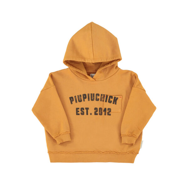 hoodie | camel w/ "piupiuchick" print - PIUPIUCHICK