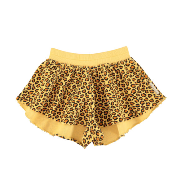 shorts | mustard animal print - PIUPIUCHICK