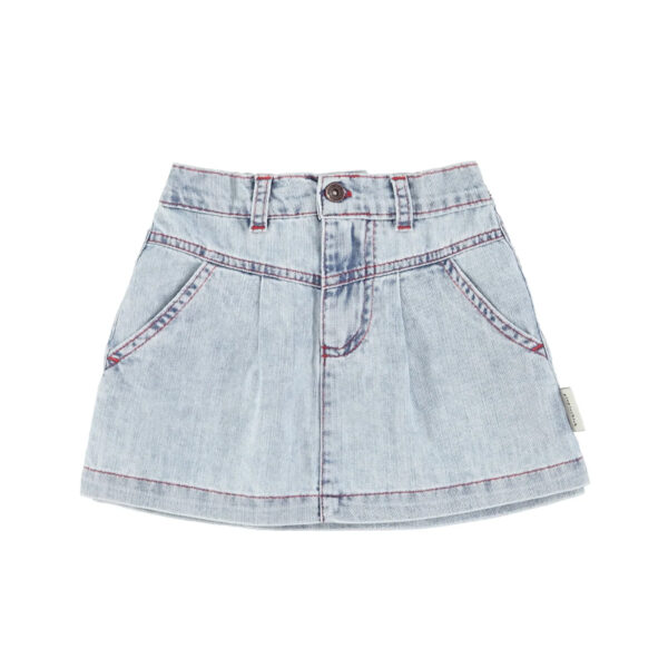 short skirt | blue light denim - PIUPIUCHICK