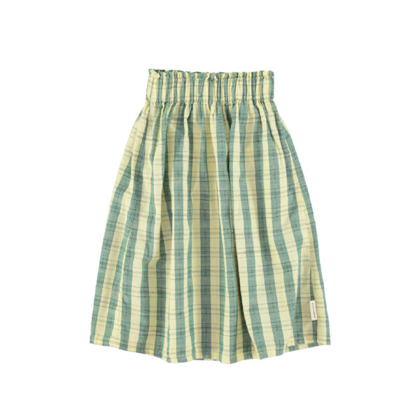long skirt | light yellow checkered - PIUPIUCHICK