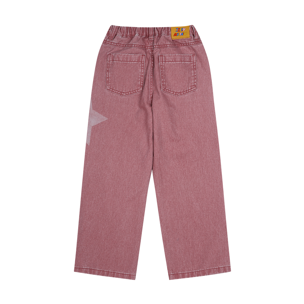 Star Denim Pants - JELLY MALLOW - Image 2
