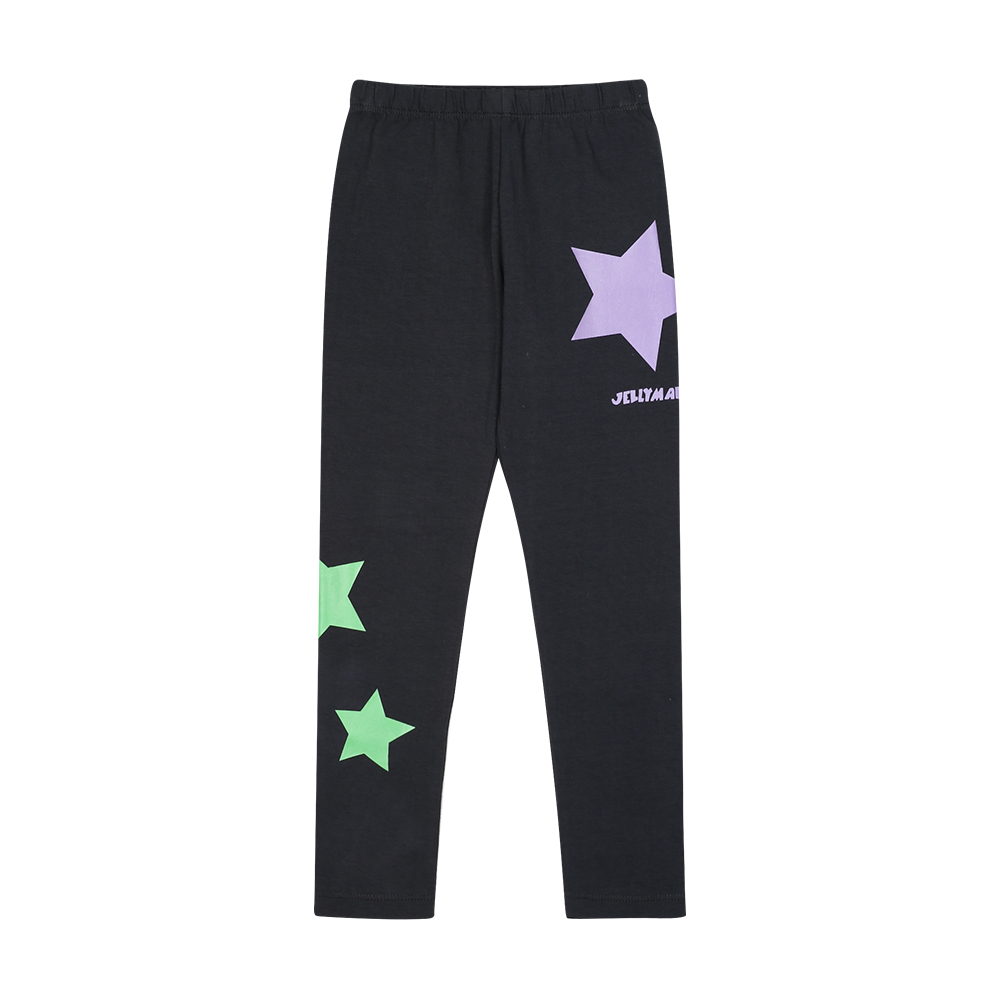 Star Leggings_CHARCOAL - JELLY MALLOW
