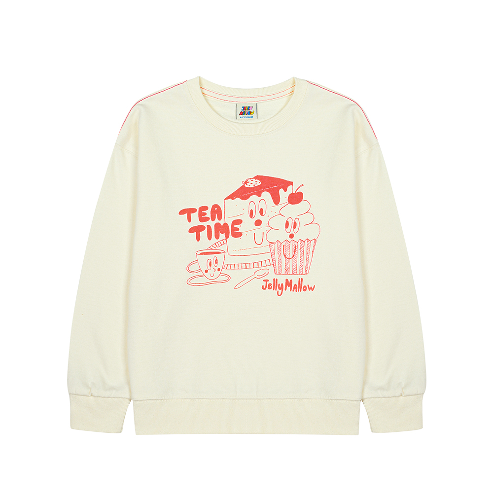 Tea Time Sweatshirt - JELLY MALLOW